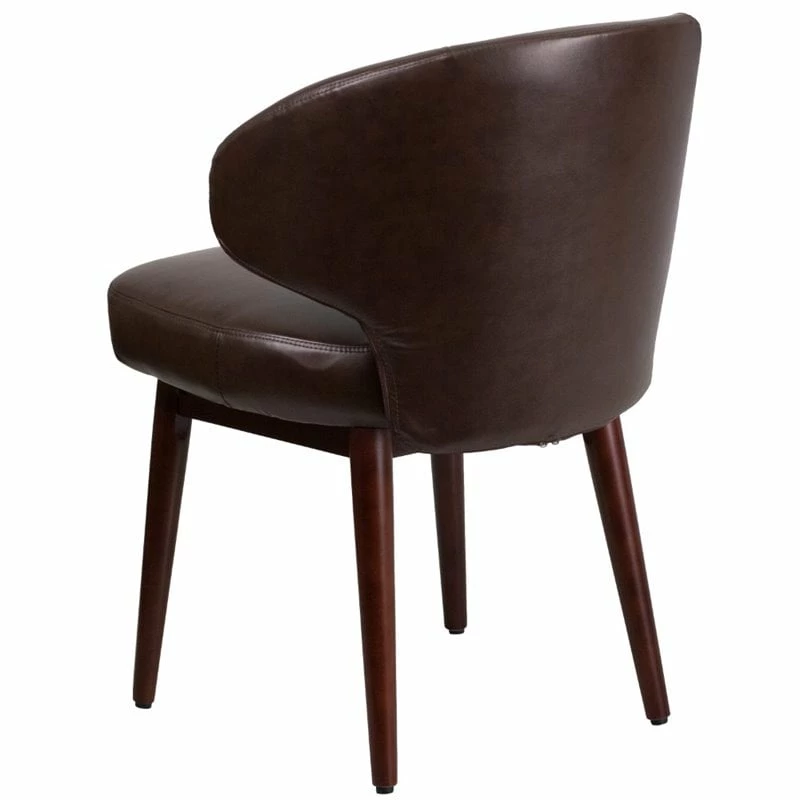 Best reviews of ???? Scranton & Co Leather Lounge Chair In Brown And Walnut ???? 3 Best reviews of ???? Scranton & Co Leather Lounge Chair In Brown And Walnut ???? - Image 3