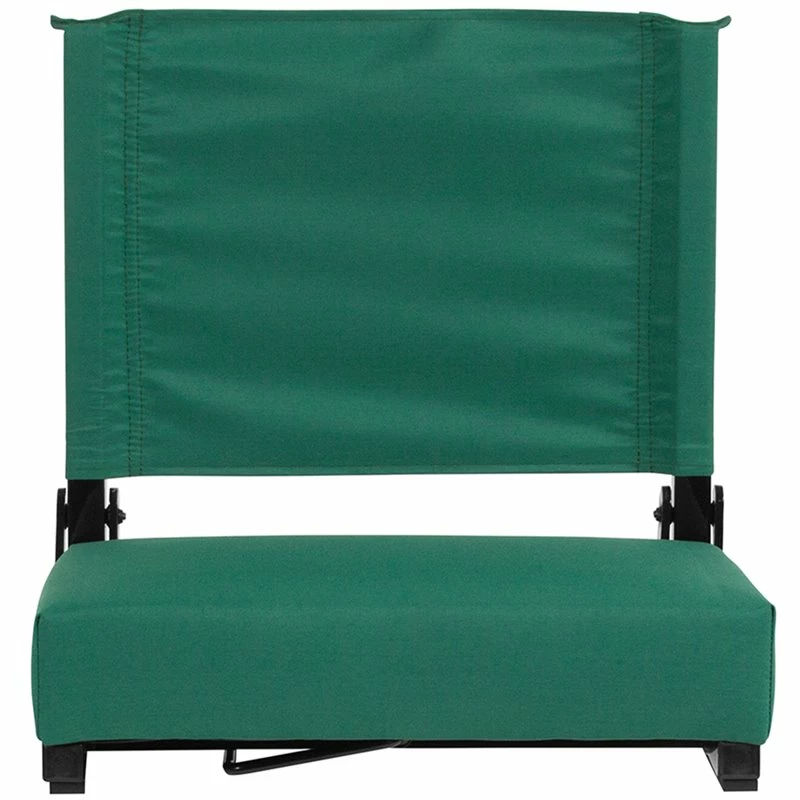 Discount ???? Flash Furniture Grandstand Comfort Seat In Aluminum Frame - Hunter Green ???? 3 Discount ???? Flash Furniture Grandstand Comfort Seat In Aluminum Frame - Hunter Green ???? - Image 3