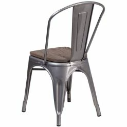 Deals ???? Flash Furniture Metal Stackable Dining Side Chair In Gray ???? 7 Deals ???? Flash Furniture Metal Stackable Dining Side Chair In Gray ???? -Flash Furniture Shop 1869703 3 L