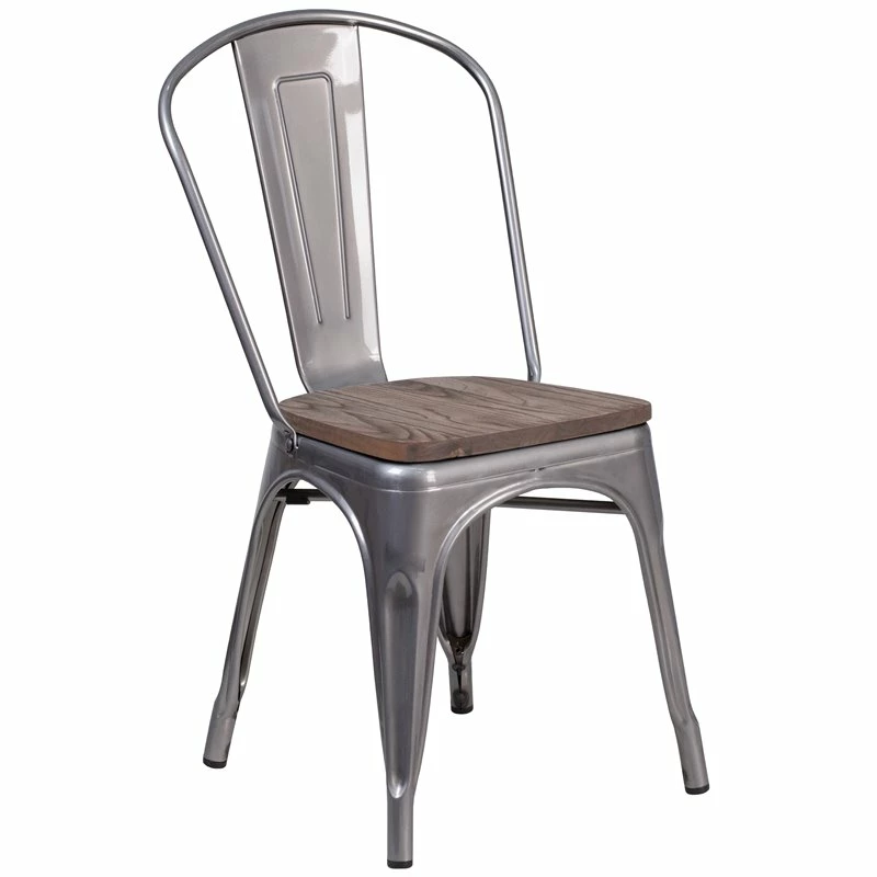 Deals ???? Flash Furniture Metal Stackable Dining Side Chair In Gray ???? 1 Deals ???? Flash Furniture Metal Stackable Dining Side Chair In Gray ????