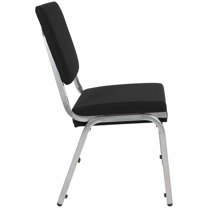 New ???? Flash Furniture Hercules Bariatric Reception Chair In Black And Silver ⭐ 3 New ???? Flash Furniture Hercules Bariatric Reception Chair In Black And Silver ⭐ - Image 3