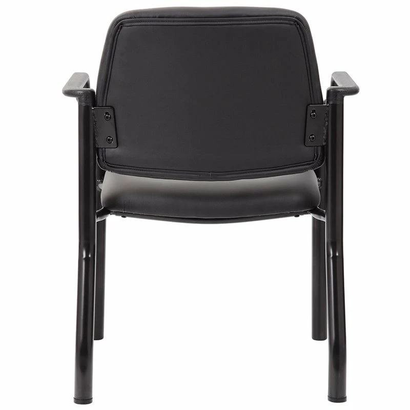 New ???? Boss Office Products Boss Office Big And Tall Faux Leather Guest Chair In Black ???? 5 New ???? Boss Office Products Boss Office Big And Tall Faux Leather Guest Chair In Black ???? - Image 5