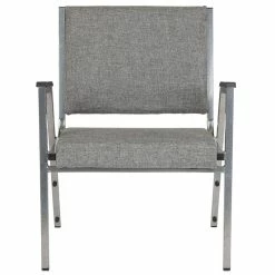 Alternative view of Buy ???? Flash Furniture Hercules Bariatric Reception Arm Chair In Gray And Silver ????
