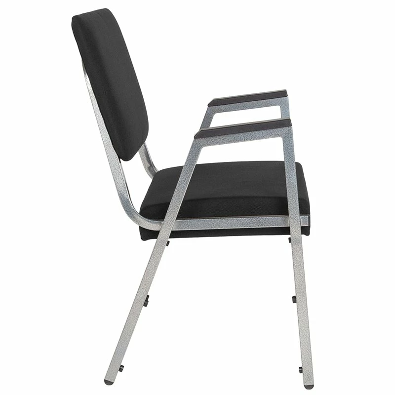 Brand new ???? Flash Furniture Hercules Bariatric Reception Arm Chair In Black And Silver ???? 3 Brand new ???? Flash Furniture Hercules Bariatric Reception Arm Chair In Black And Silver ???? - Image 3