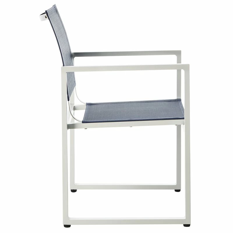 Wholesale ???? Safavieh Neval Stackable Patio Chair In Navy And White (Set Of 2) ???? 5 Wholesale ???? Safavieh Neval Stackable Patio Chair In Navy And White (Set Of 2) ???? - Image 5