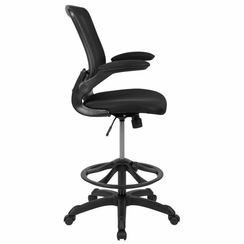 Hot Sale ???? Flash Furniture Mesh Drafting Stool In Black ???? 2 Hot Sale ???? Flash Furniture Mesh Drafting Stool In Black ???? - Image 2