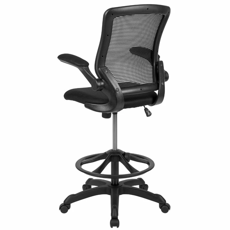 Hot Sale ???? Flash Furniture Mesh Drafting Stool In Black ???? 3 Hot Sale ???? Flash Furniture Mesh Drafting Stool In Black ???? - Image 3