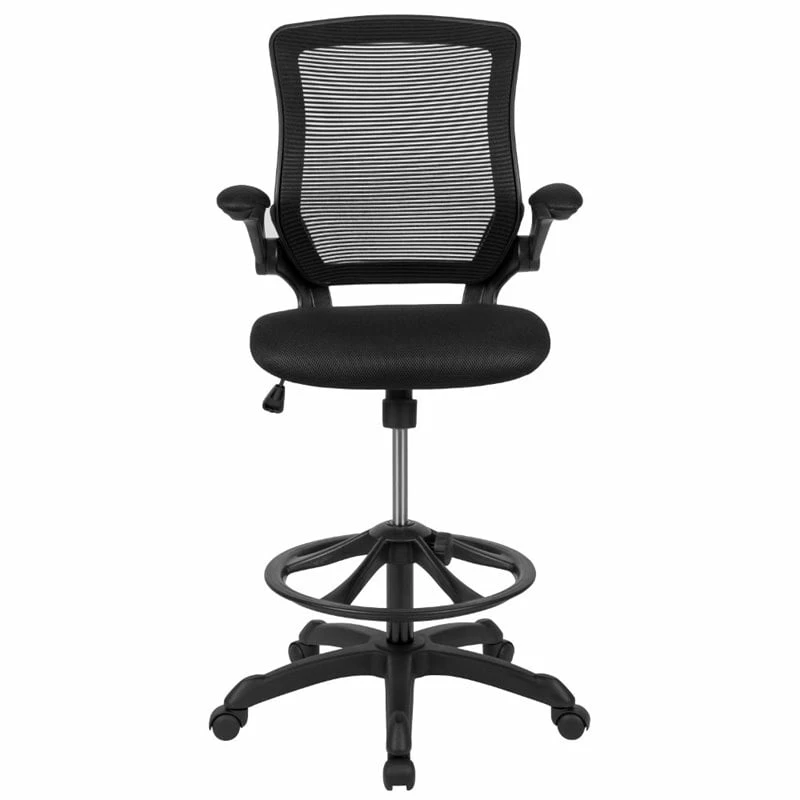 Hot Sale ???? Flash Furniture Mesh Drafting Stool In Black ???? 4 Hot Sale ???? Flash Furniture Mesh Drafting Stool In Black ???? - Image 4