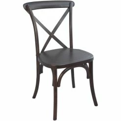 Discount ???? Flash Furniture Advantage X-Back Chair In Walnut ✨