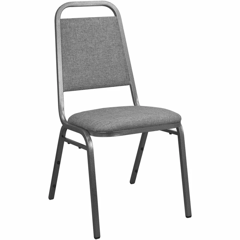 Brand new ???? Flash Furniture Advantage Rounded Fabric Banquet Stacking Chair In Charcoal Gray ✔️ 1 Brand new ???? Flash Furniture Advantage Rounded Fabric Banquet Stacking Chair In Charcoal Gray ✔️