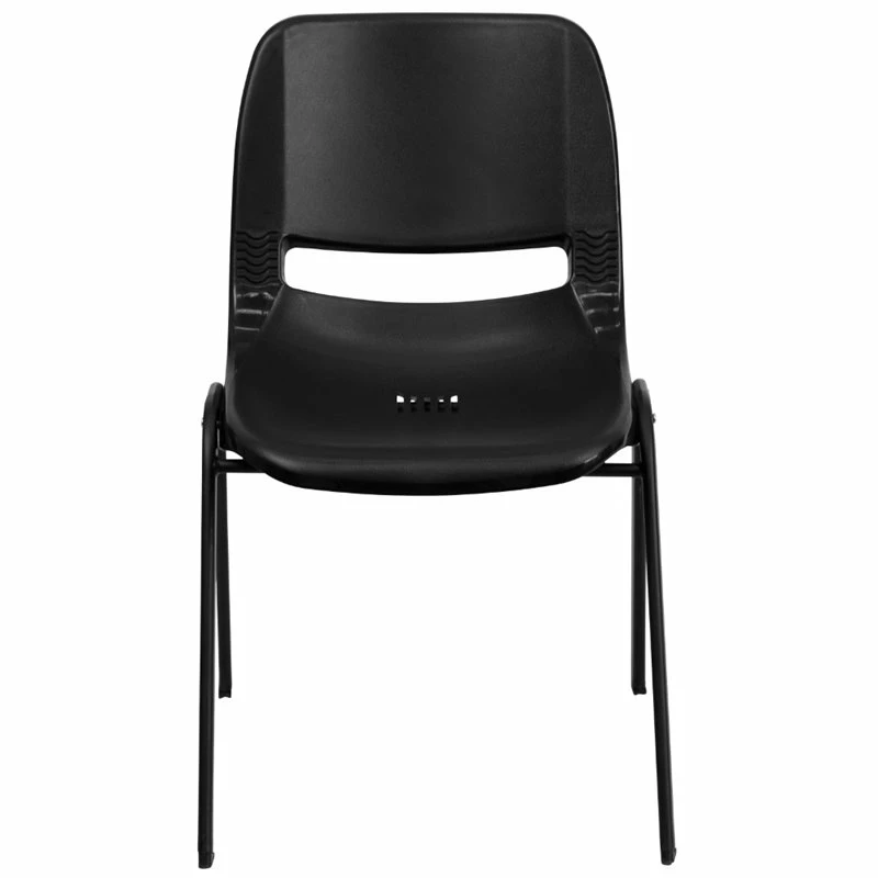 Best deal ???? Flash Furniture Hercules 14" Plastic Stackable School Chair In Black ???? 4 Best deal ???? Flash Furniture Hercules 14" Plastic Stackable School Chair In Black ???? - Image 4
