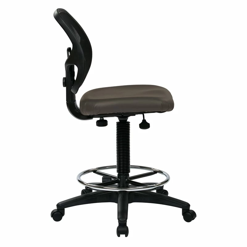 Best deal ???? Office Star Deluxe Custom Dillon Brown Fabric Drafting Chair With 18 Inch Diameter Foot Ring ???? 3 Best deal ???? Office Star Deluxe Custom Dillon Brown Fabric Drafting Chair With 18 Inch Diameter Foot Ring ???? - Image 3