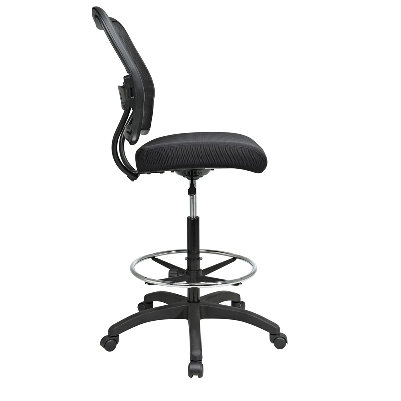 Top 10 ???? Office Star Deluxe Black Air Grid Series Air Grid Back & Mesh Fabric Seat Drafting Chair ???? 5 Top 10 ???? Office Star Deluxe Black Air Grid Series Air Grid Back & Mesh Fabric Seat Drafting Chair ???? - Image 5