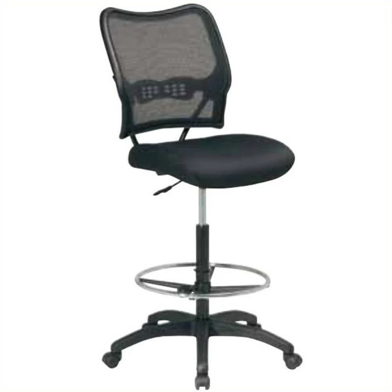 Top 10 ???? Office Star Deluxe Black Air Grid Series Air Grid Back & Mesh Fabric Seat Drafting Chair ???? 1 Top 10 ???? Office Star Deluxe Black Air Grid Series Air Grid Back & Mesh Fabric Seat Drafting Chair ????