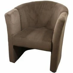 Best Pirce ???? ORE International 25" Tall Wood And Microfiber Folding Chair In Brown ????