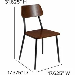 Top 10 ???? Flash Furniture Stackable Wooden Dining Side Chair In Mahogany (Set Of 2) ✔️ -Flash Furniture Shop 2183382 19 L