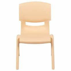 Outlet ???? Flash Furniture 10.5" Plastic Stackable Preschool Chair In Natural (Set Of 4) ???? -Flash Furniture Shop 2183458 11 L
