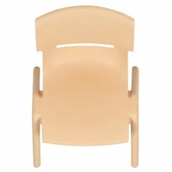 Outlet ???? Flash Furniture 10.5" Plastic Stackable Preschool Chair In Natural (Set Of 4) ???? -Flash Furniture Shop 2183458 14 L