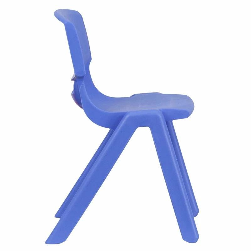 Coupon ???? Flash Furniture 13.25" Plastic Stackable School Chair In Blue (Set Of 4) ???? 4 Coupon ???? Flash Furniture 13.25" Plastic Stackable School Chair In Blue (Set Of 4) ???? - Image 4