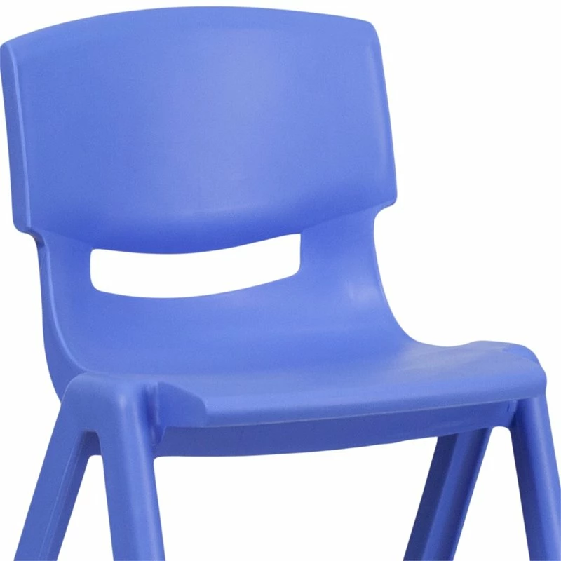 Coupon ???? Flash Furniture 13.25" Plastic Stackable School Chair In Blue (Set Of 4) ???? 6 Coupon ???? Flash Furniture 13.25" Plastic Stackable School Chair In Blue (Set Of 4) ???? - Image 6