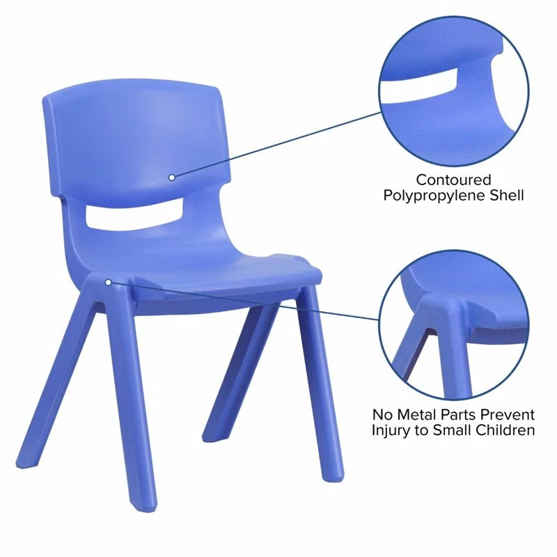 Coupon ???? Flash Furniture 13.25" Plastic Stackable School Chair In Blue (Set Of 4) ???? 8 Coupon ???? Flash Furniture 13.25" Plastic Stackable School Chair In Blue (Set Of 4) ???? - Image 8