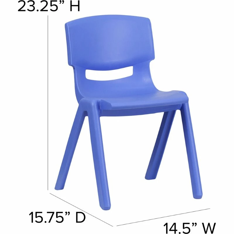 Coupon ???? Flash Furniture 13.25" Plastic Stackable School Chair In Blue (Set Of 4) ???? 9 Coupon ???? Flash Furniture 13.25" Plastic Stackable School Chair In Blue (Set Of 4) ???? - Image 9