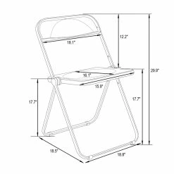 Best Pirce ???? LeisureMod Lawrence Acrylic Folding Chair Gold Metal Frame 2 Set In Jade Green ✨ -Flash Furniture Shop 2183874 10 L