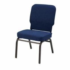 Top 10 ???? KFI Furniture KFI Big And Tall Armless Guest Chair - Tested For 500 Lbs - Navy ????