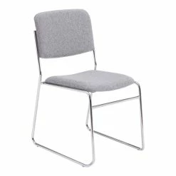 Best reviews of ⌛ National Public Seating NPS 8600 Series 33" Modern Fabric Padded Signature Stack Chair In Classic Gray ????