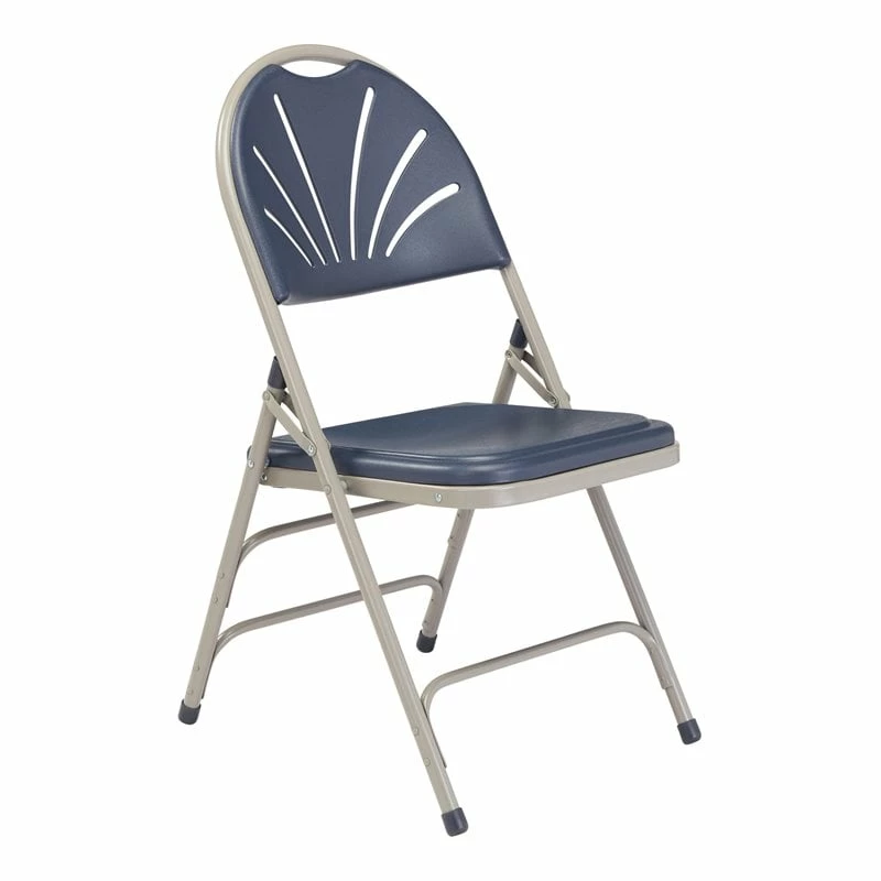 Wholesale ???? National Public Seating NPS 1100 Series 34.5" Deluxe Fan Metal Folding Chair In Dark Blue (Set Of 4) ???? 1 Wholesale ???? National Public Seating NPS 1100 Series 34.5" Deluxe Fan Metal Folding Chair In Dark Blue (Set Of 4) ????