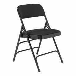 Cheap ???? National Public Seating NPS 2300 Series 29.5" Modern Metal Folding Chair In Midnight Black (Set Of 4) ????