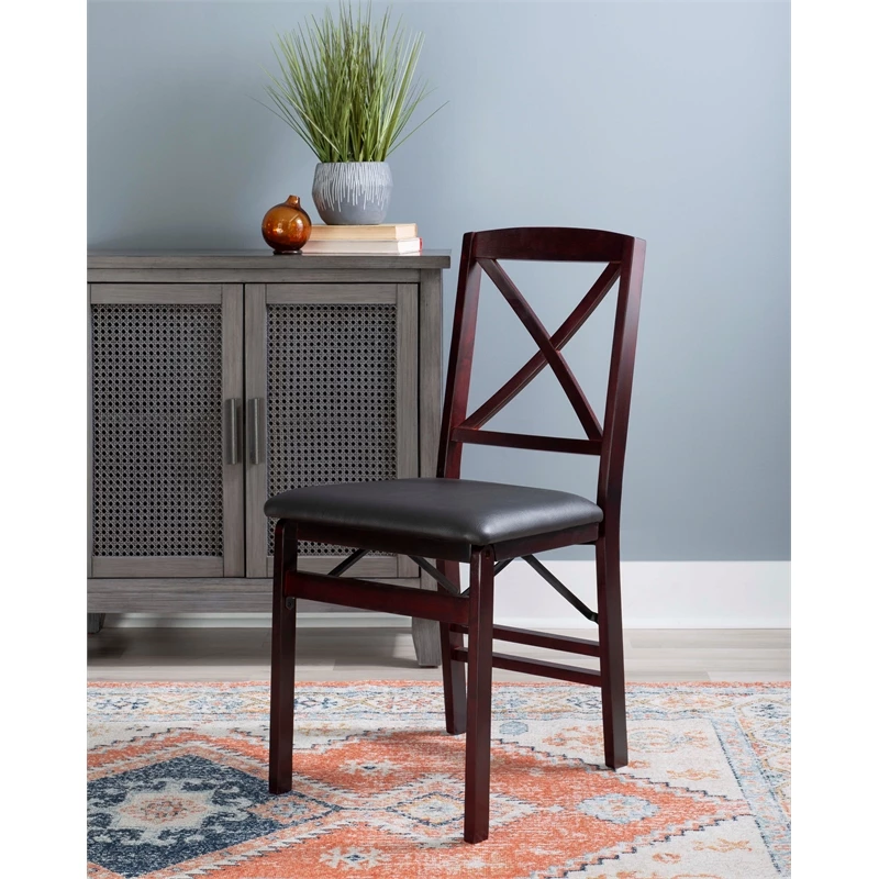 Best Sale ???? Linon Triena Wood X Back Folding Chair Set Of 2 In Espresso Brown ✨ 11 Best Sale ???? Linon Triena Wood X Back Folding Chair Set Of 2 In Espresso Brown ✨ - Image 11
