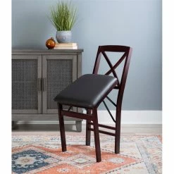 Best Sale ???? Linon Triena Wood X Back Folding Chair Set Of 2 In Espresso Brown ✨ 30 Best Sale ???? Linon Triena Wood X Back Folding Chair Set Of 2 In Espresso Brown ✨ -Flash Furniture Shop 220258 13 L