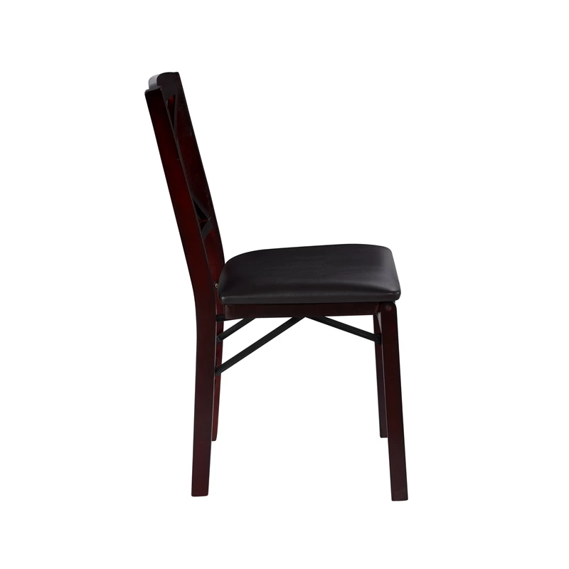 Best Sale ???? Linon Triena Wood X Back Folding Chair Set Of 2 In Espresso Brown ✨ 5 Best Sale ???? Linon Triena Wood X Back Folding Chair Set Of 2 In Espresso Brown ✨ - Image 5