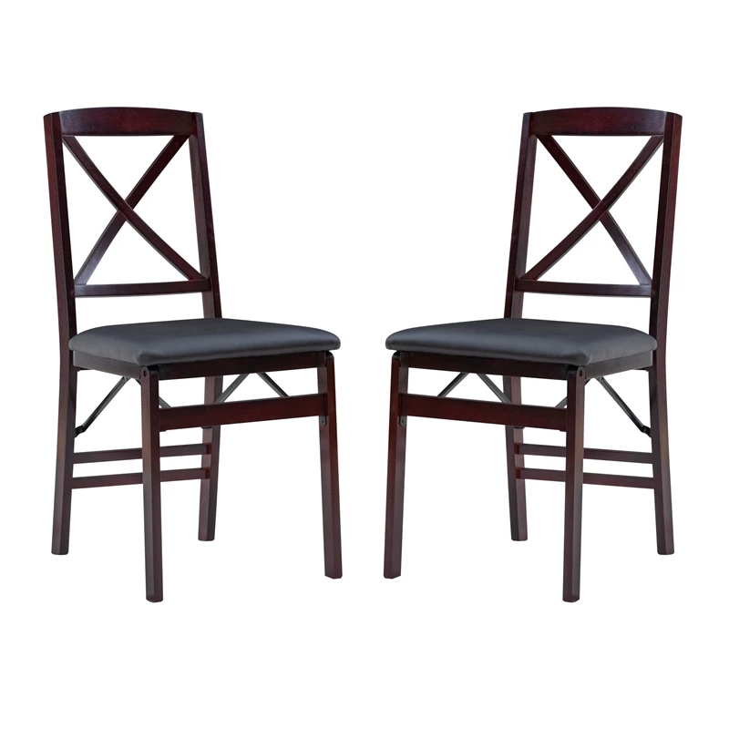 Best Sale ???? Linon Triena Wood X Back Folding Chair Set Of 2 In Espresso Brown ✨ 1 Best Sale ???? Linon Triena Wood X Back Folding Chair Set Of 2 In Espresso Brown ✨