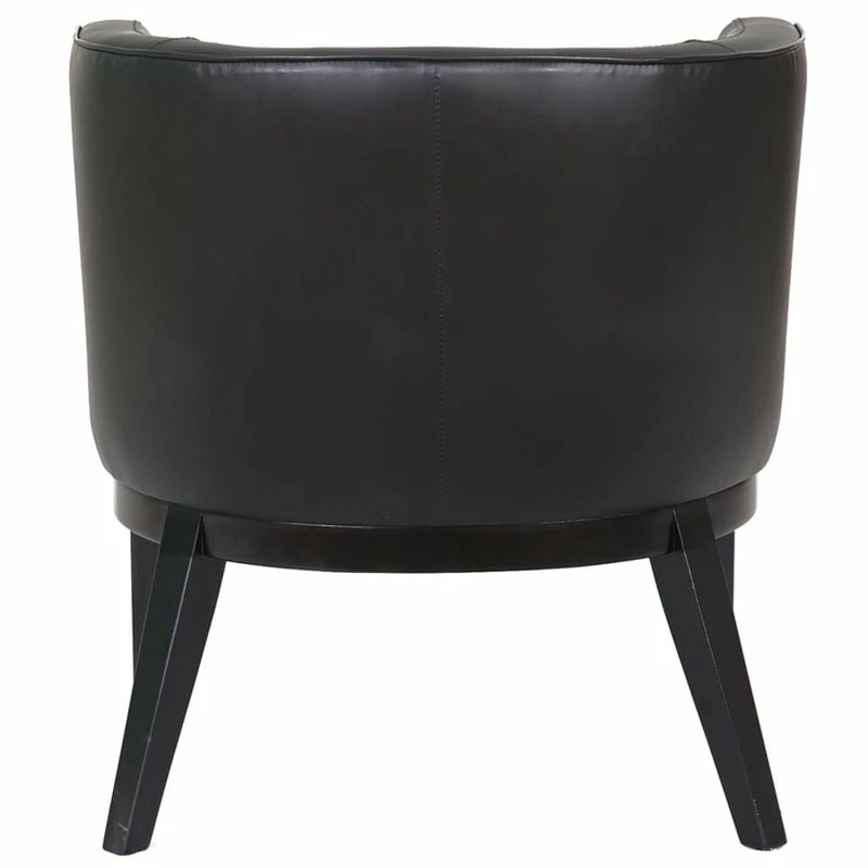 Brand new ???? Scranton & Co Faux Leather Reception Chair In Black And Driftwood ???? 4 Brand new ???? Scranton & Co Faux Leather Reception Chair In Black And Driftwood ???? - Image 4