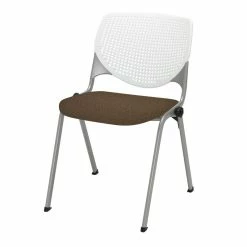 Best reviews of ???? KFI Furniture KFI KOOL Stack Chair - Fudge Fabric Upholstered Seat ????