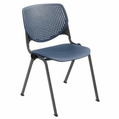 Brand new ???? KFI Furniture KFI Studios Plastic KOOL Stack Chair - Navy ????