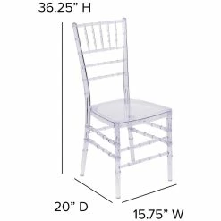 Hot Sale ✔️ Flash Furniture Plastic Chiavari Stacking Dining Side Chair In Ice Blue ⌛ -Flash Furniture Shop 2283403 8 L