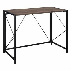 Wholesale ???? OSP Home Furnishings Ravel Tool-less Folding Desk With Gray Oak Engineered Wood Top ????