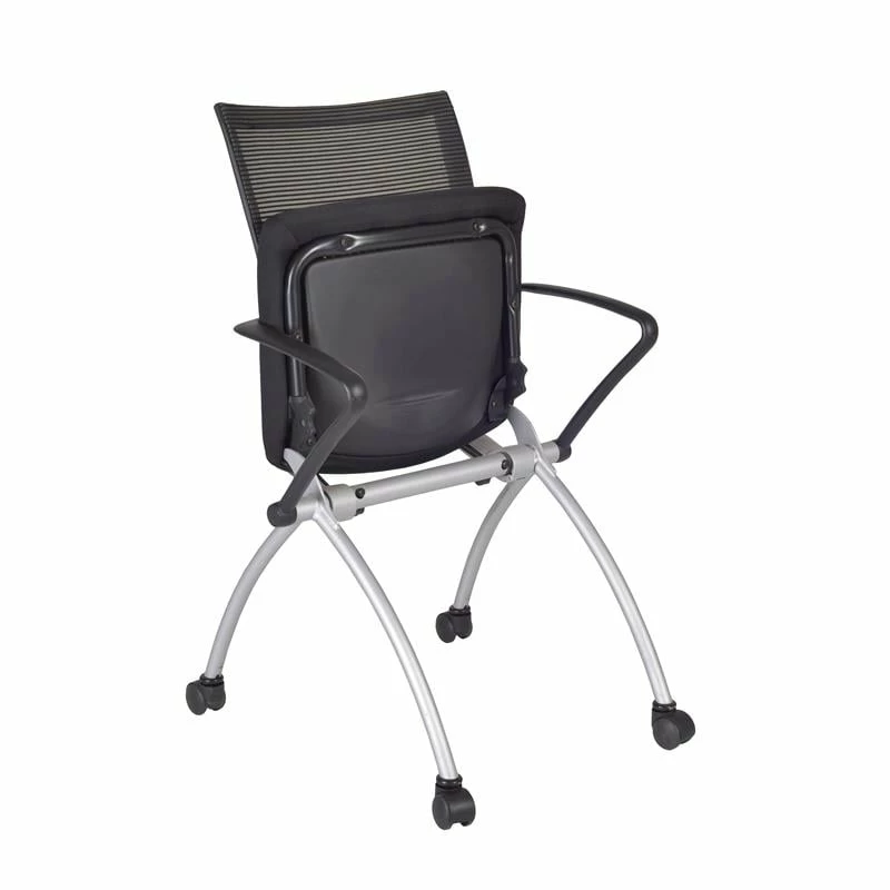 Deals ???? Scranton & Co Contemporary Nesting Office Chair In Black ???? 6 Deals ???? Scranton & Co Contemporary Nesting Office Chair In Black ???? - Image 6