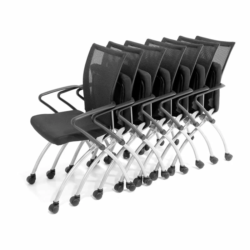Deals ???? Scranton & Co Contemporary Nesting Office Chair In Black ???? 9 Deals ???? Scranton & Co Contemporary Nesting Office Chair In Black ???? - Image 9