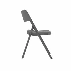 Alternative view of Best Pirce ???? COSCO ZOWN Classic Commercial Resin Folding Chair In Gray 4 Pack ⭐