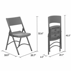Best Pirce ???? COSCO ZOWN Classic Commercial Resin Folding Chair In Gray 4 Pack ⭐ 15 Best Pirce ???? COSCO ZOWN Classic Commercial Resin Folding Chair In Gray 4 Pack ⭐ -Flash Furniture Shop 2452912 6 L