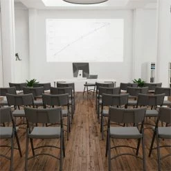 Best Pirce ???? COSCO ZOWN Classic Commercial Resin Folding Chair In Gray 4 Pack ⭐ 18 Best Pirce ???? COSCO ZOWN Classic Commercial Resin Folding Chair In Gray 4 Pack ⭐ -Flash Furniture Shop 2452912 9 L