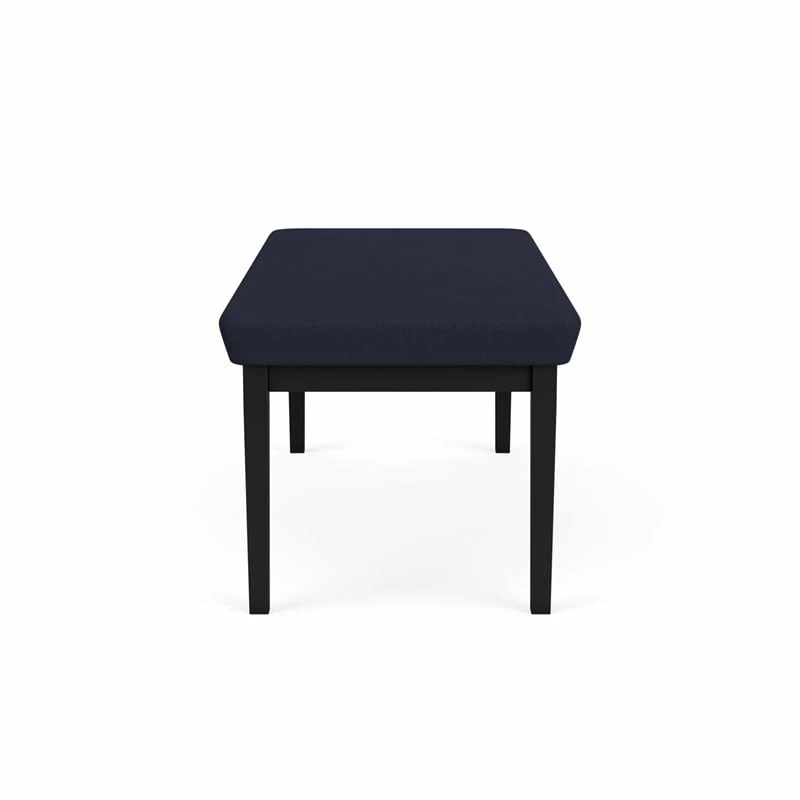 Flash Sale ???? Lesro Lenox Steel Fabric 2-Seat Bench In Black/Open House Navy ???? 3 Flash Sale ???? Lesro Lenox Steel Fabric 2-Seat Bench In Black/Open House Navy ???? - Image 3