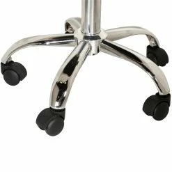 Alternative view of Wholesale ❤️ Bowery Hill Tufted Adjustable Backless Metal Vanity Stool In Pink ????
