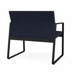 Outlet ???? Lesro Gansett Modern Fabric Bariatric Chair In Black/Open House Navy ???? -Flash Furniture Shop 2479094 2 L