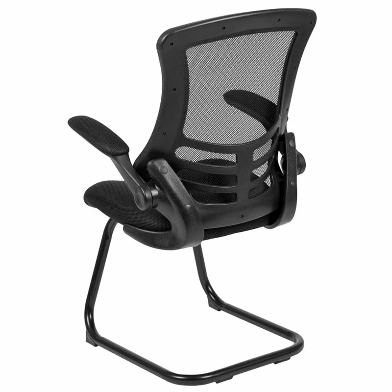 Deals ???? UrbanPro Modern Mesh Sled Office Side Chair In Black ???? 3 Deals ???? UrbanPro Modern Mesh Sled Office Side Chair In Black ???? - Image 3