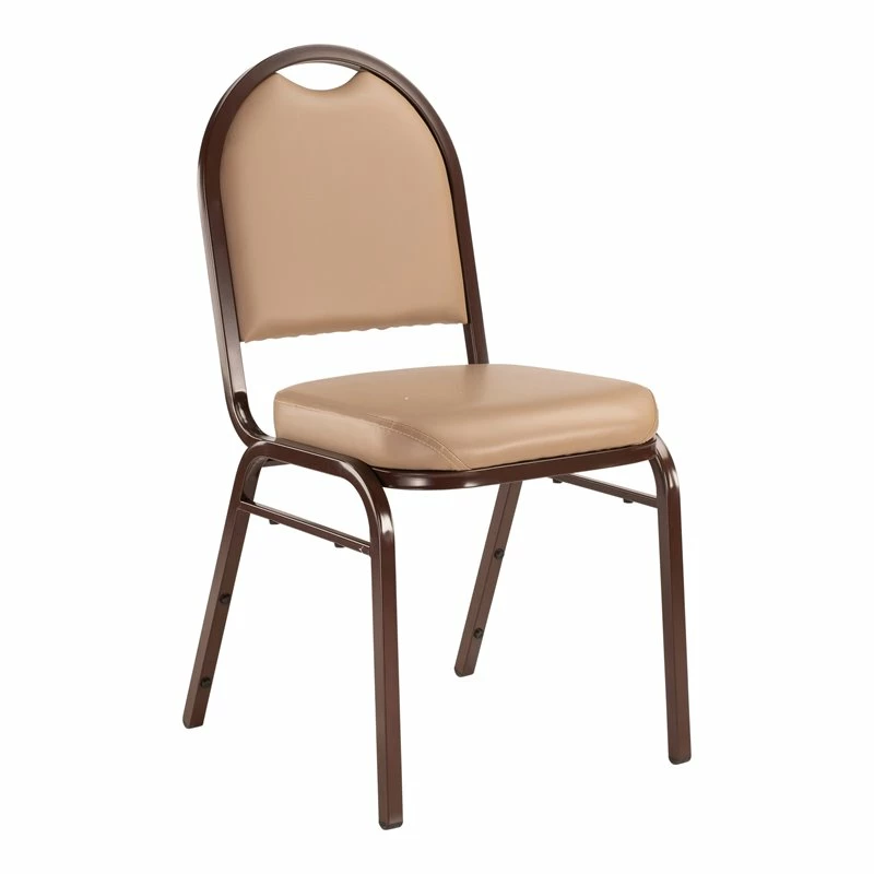 Top 10 ???? UrbanPro 35" Metal And Vinyl Stack Chair In French Beige And Mocha ???? 1 Top 10 ???? UrbanPro 35" Metal And Vinyl Stack Chair In French Beige And Mocha ????